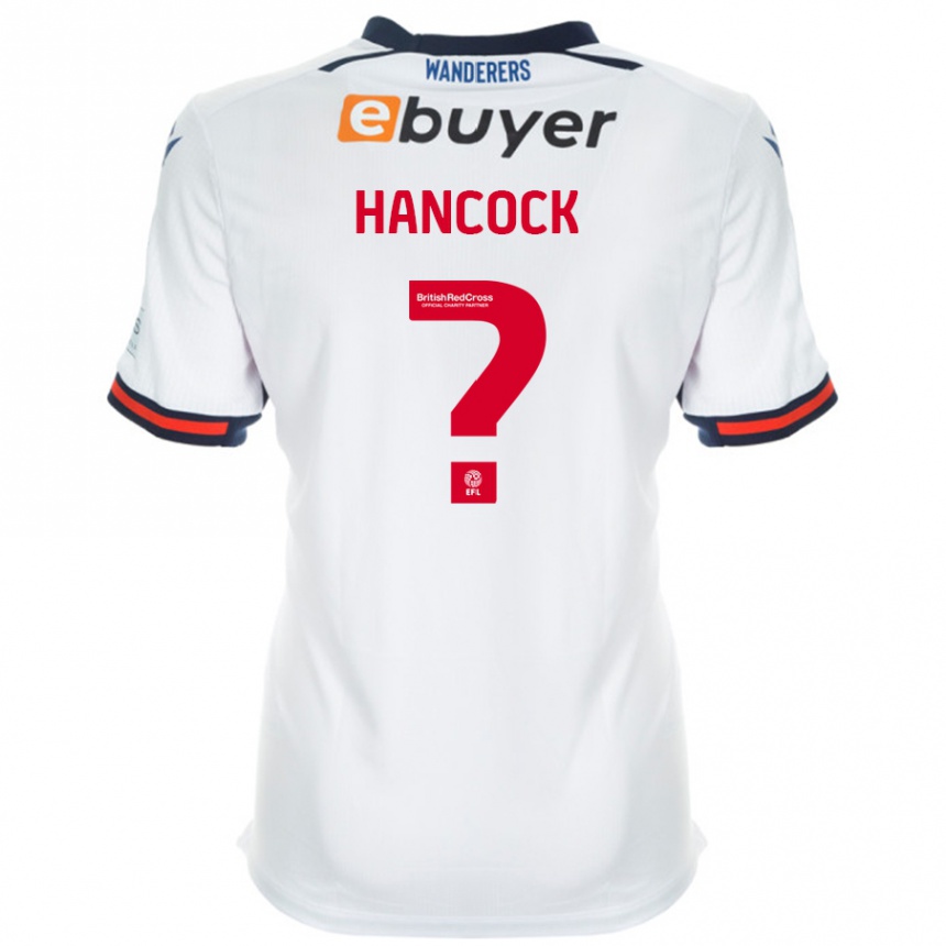 Vaikiškas Leah Hancock #0 Baltas Namų Marškinėliai 2024/25 T-Shirt