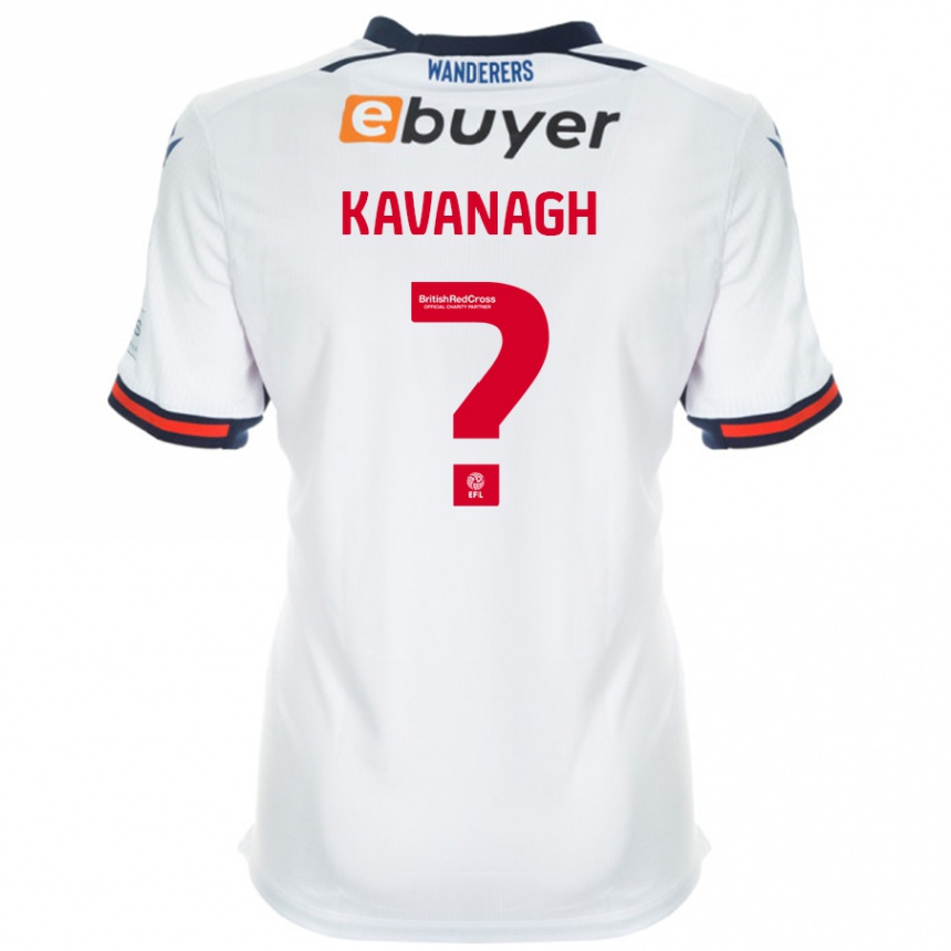 Vaikiškas Lexie Kavanagh #0 Baltas Namų Marškinėliai 2024/25 T-Shirt