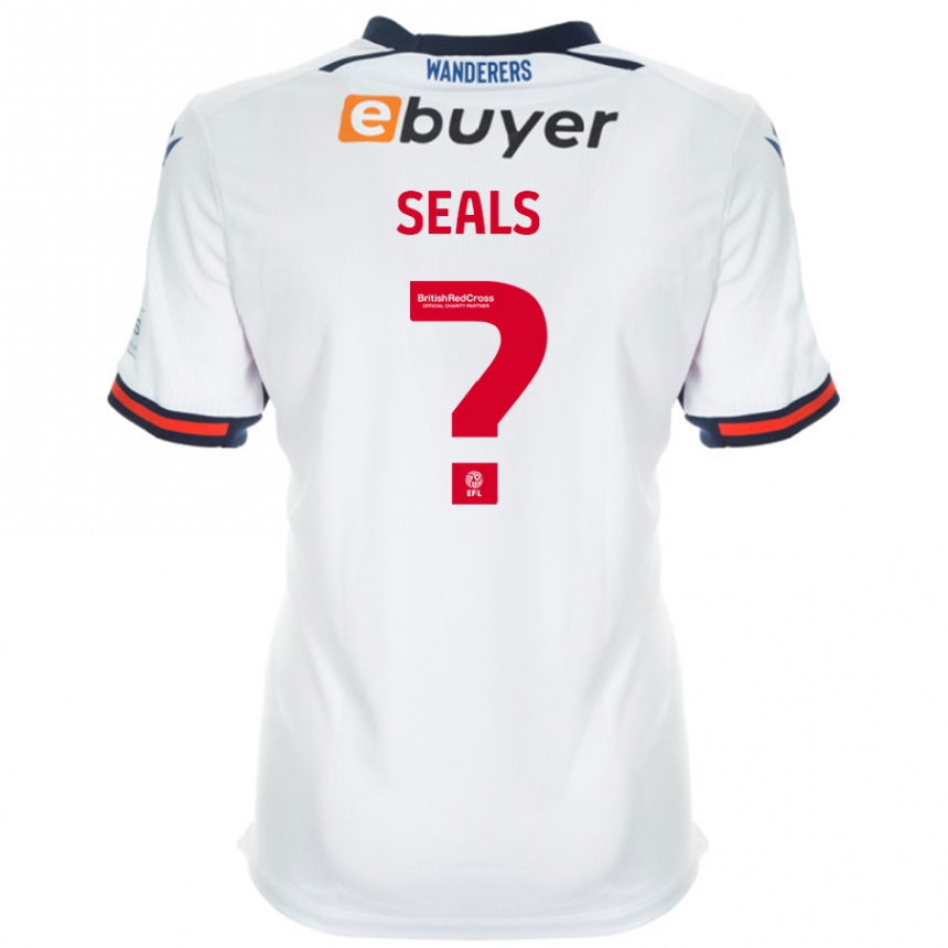 Vaikiškas Eleanor Seals #0 Baltas Namų Marškinėliai 2024/25 T-Shirt