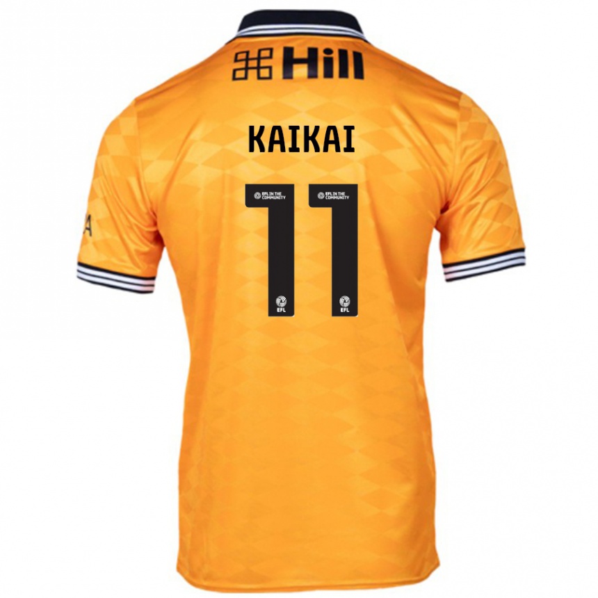 Vaikiškas Sullay Kaikai #11 Oranžinė Namų Marškinėliai 2024/25 T-Shirt