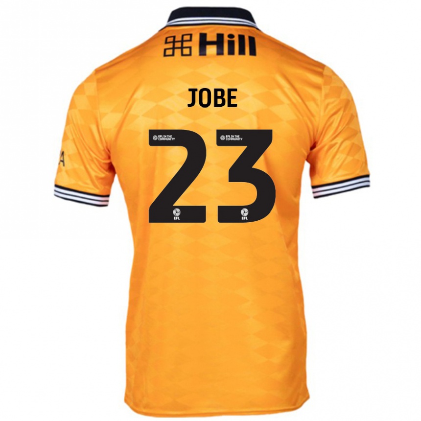 Vaikiškas Mamadou Jobe #23 Oranžinė Namų Marškinėliai 2024/25 T-Shirt