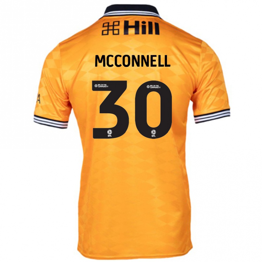 Vaikiškas Glenn Mcconnell #30 Oranžinė Namų Marškinėliai 2024/25 T-Shirt