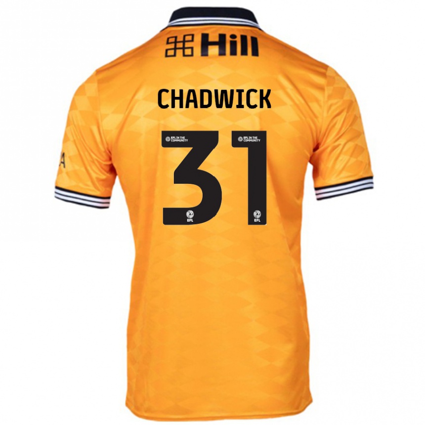 Vaikiškas Louis Chadwick #31 Oranžinė Namų Marškinėliai 2024/25 T-Shirt