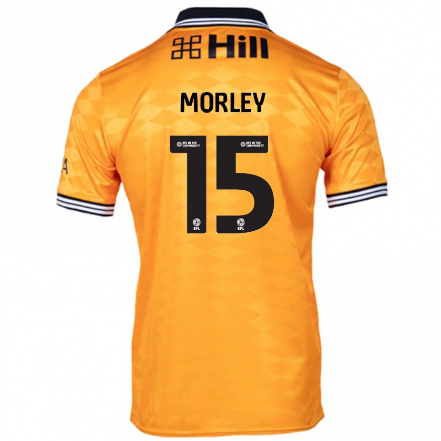 Vaikiškas Jess Morley #15 Oranžinė Namų Marškinėliai 2024/25 T-Shirt