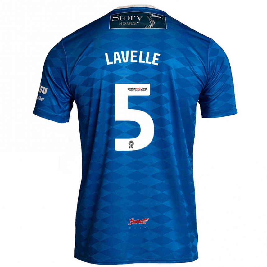 Vaikiškas Sam Lavelle #5 Mėlyna Namų Marškinėliai 2024/25 T-Shirt