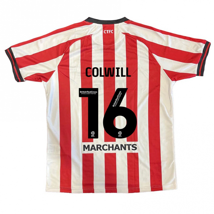 Vaikiškas Joel Colwill #16 Raudona Balta Namų Marškinėliai 2024/25 T-Shirt