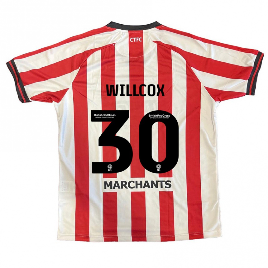 Vaikiškas Freddy Willcox #30 Raudona Balta Namų Marškinėliai 2024/25 T-Shirt