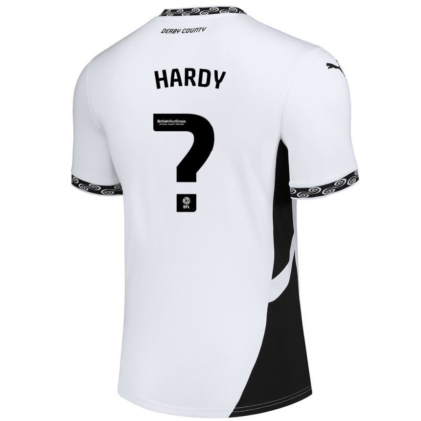 Vaikiškas Charlie Hardy #0 Balta Juoda Namų Marškinėliai 2024/25 T-Shirt