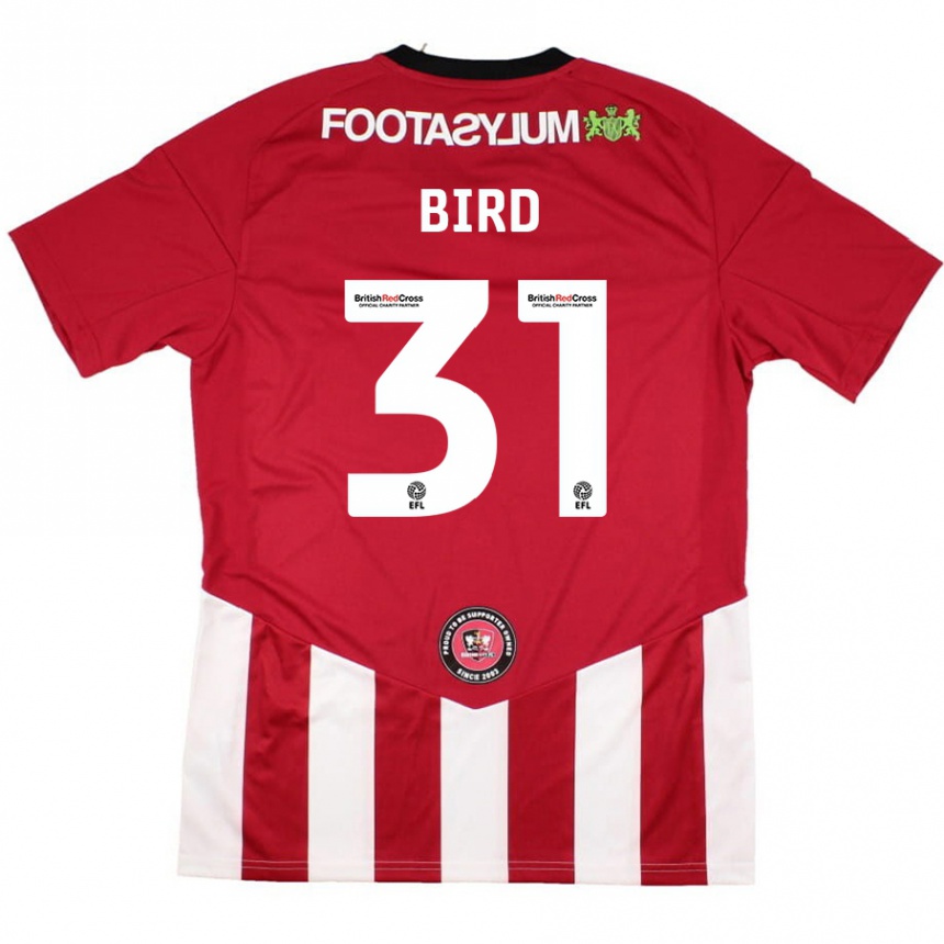 Vaikiškas Jay Bird #31 Raudona Balta Namų Marškinėliai 2024/25 T-Shirt