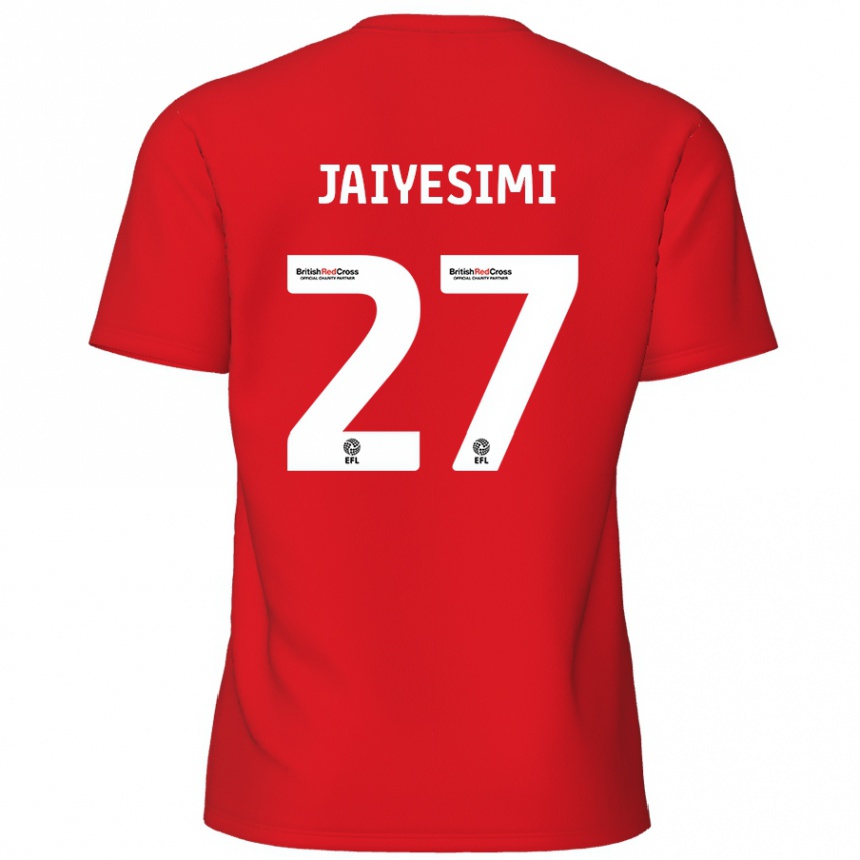 Vaikiškas Diallang Jaiyesimi #27 Raudona Namų Marškinėliai 2024/25 T-Shirt