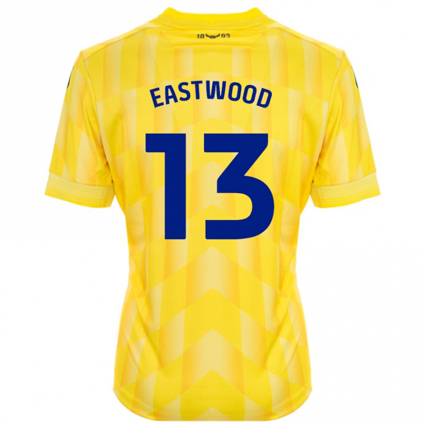 Vaikiškas Simon Eastwood #13 Geltona Namų Marškinėliai 2024/25 T-Shirt