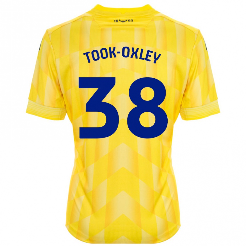 Vaikiškas Zaide Took-Oxley #38 Geltona Namų Marškinėliai 2024/25 T-Shirt