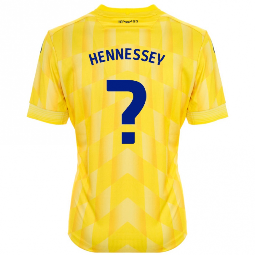 Vaikiškas Laura Hennessey #0 Geltona Namų Marškinėliai 2024/25 T-Shirt