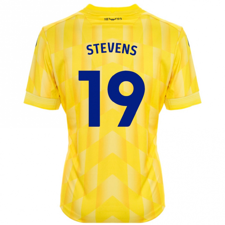 Vaikiškas Lily Stevens #19 Geltona Namų Marškinėliai 2024/25 T-Shirt