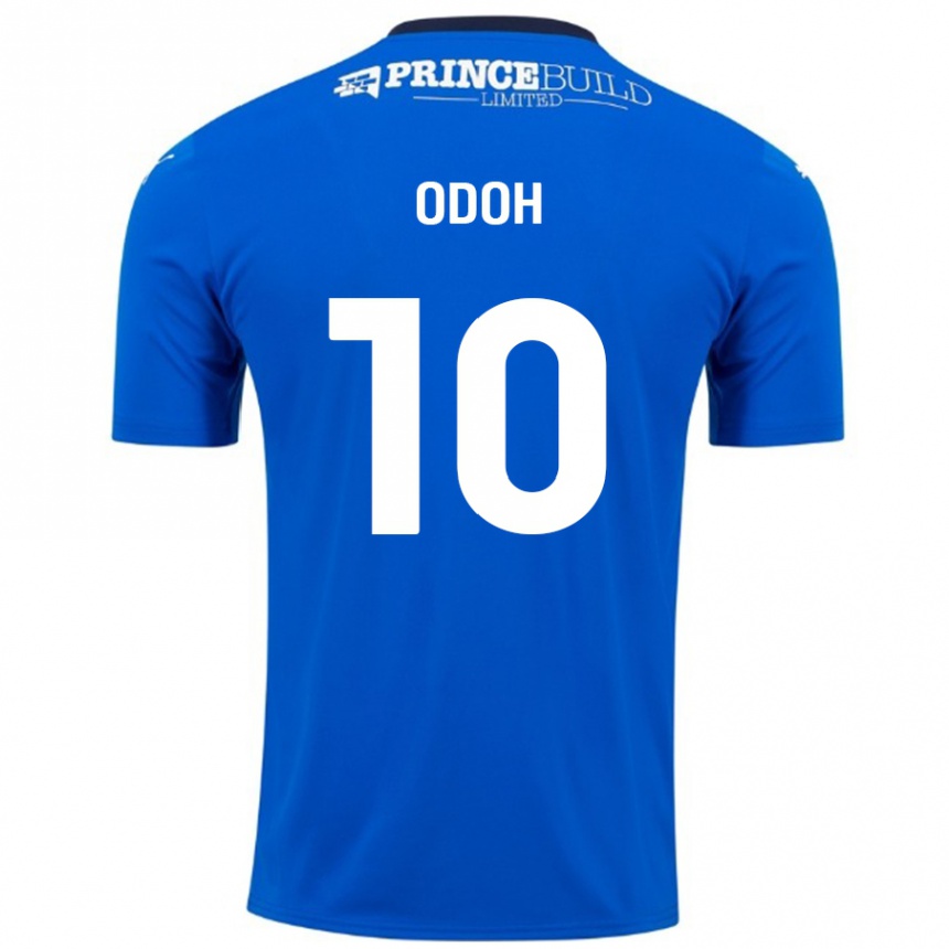 Vaikiškas Abraham Odoh #10 Mėlyna Balta Namų Marškinėliai 2024/25 T-Shirt