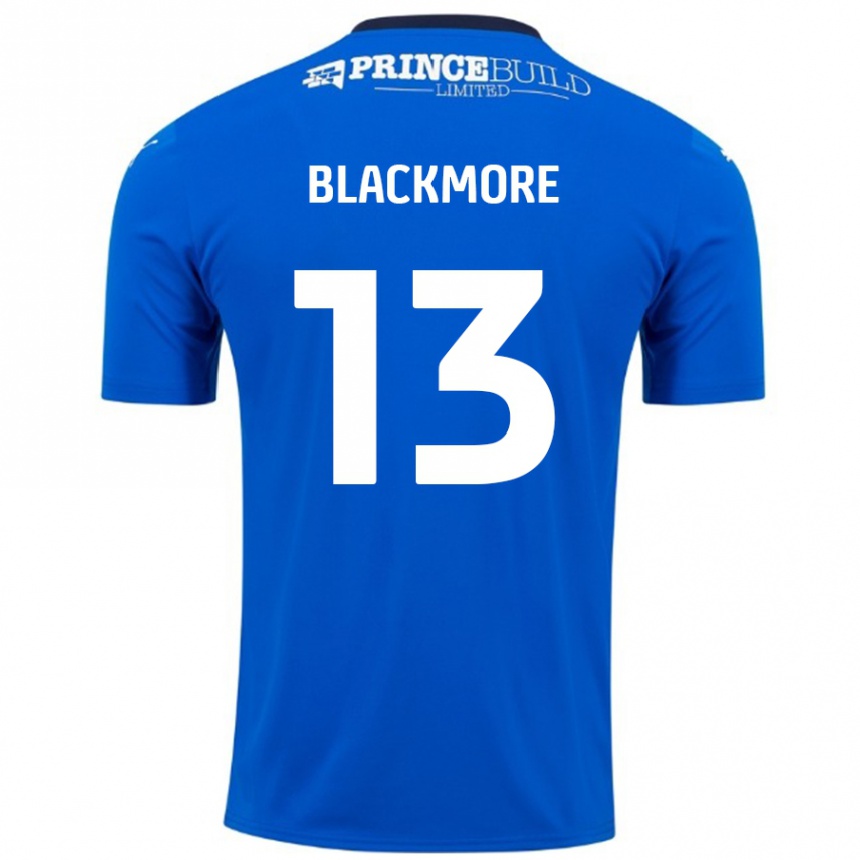 Vaikiškas Will Blackmore #13 Mėlyna Balta Namų Marškinėliai 2024/25 T-Shirt