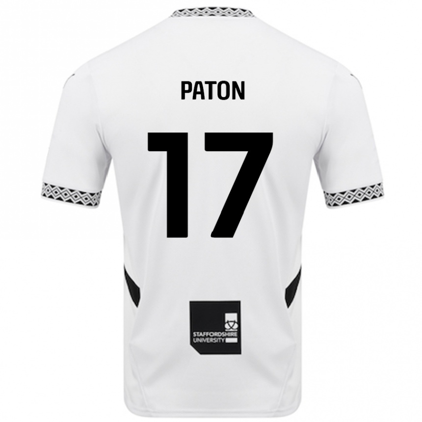 Vaikiškas Ruari Paton #17 Baltas Namų Marškinėliai 2024/25 T-Shirt