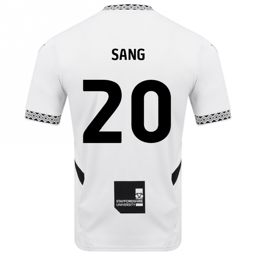 Vaikiškas Tom Sang #20 Baltas Namų Marškinėliai 2024/25 T-Shirt