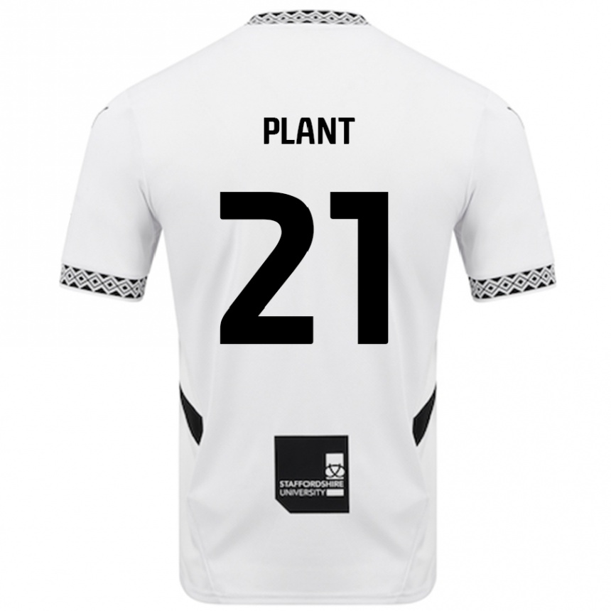 Vaikiškas James Plant #21 Baltas Namų Marškinėliai 2024/25 T-Shirt