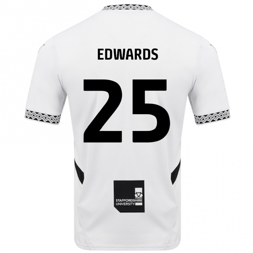 Vaikiškas Diamond Edwards #25 Baltas Namų Marškinėliai 2024/25 T-Shirt