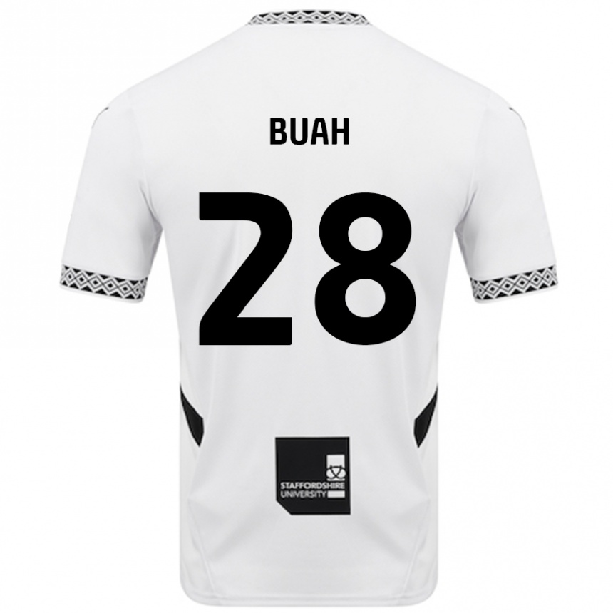 Vaikiškas Andrew Buah #28 Baltas Namų Marškinėliai 2024/25 T-Shirt