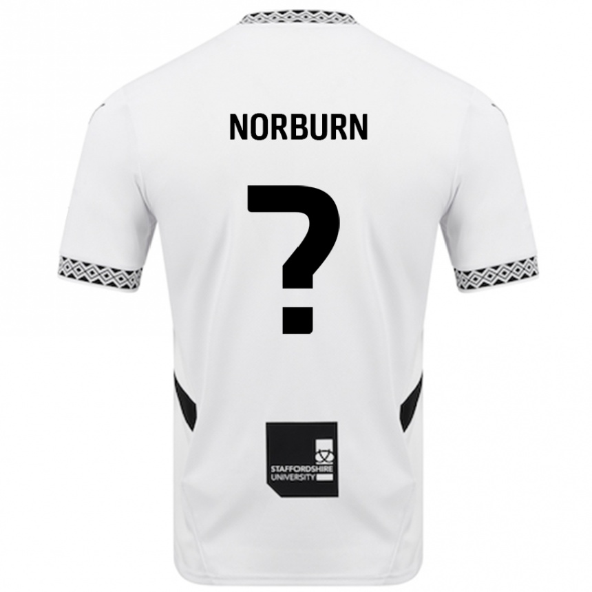 Vaikiškas Dylan Norburn #0 Baltas Namų Marškinėliai 2024/25 T-Shirt