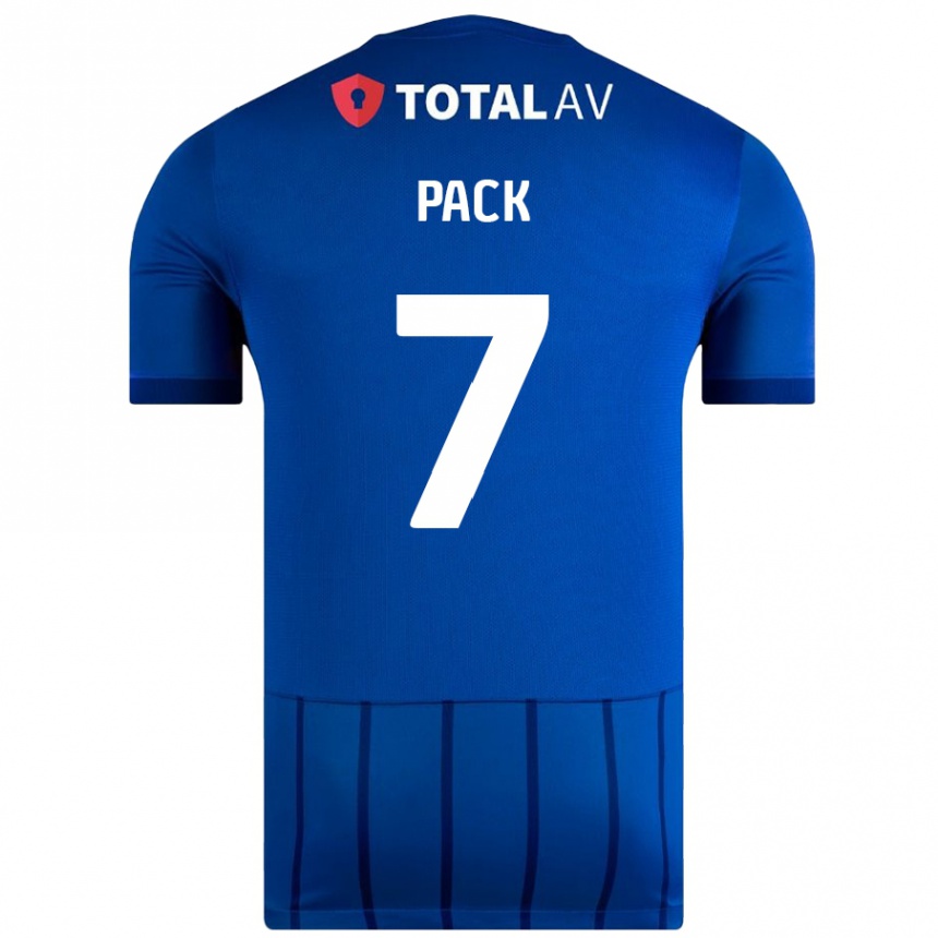 Vaikiškas Marlon Pack #7 Mėlyna Namų Marškinėliai 2024/25 T-Shirt