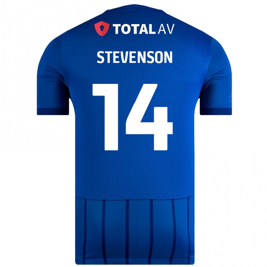 Vaikiškas Ben Stevenson #14 Mėlyna Namų Marškinėliai 2024/25 T-Shirt