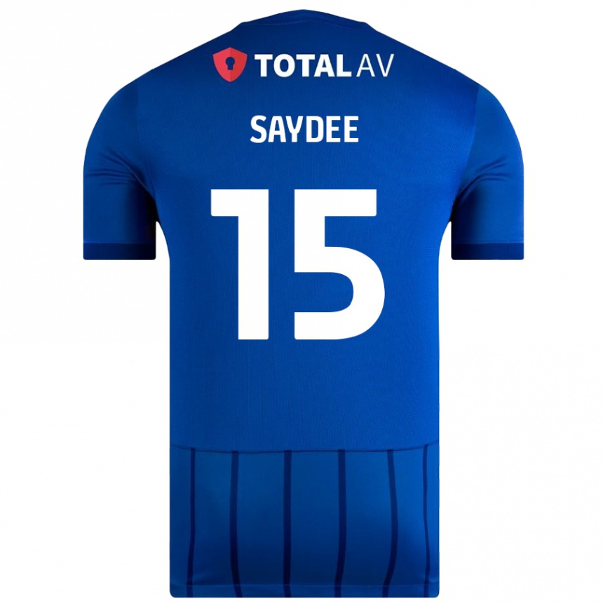 Vaikiškas Christian Saydee #15 Mėlyna Namų Marškinėliai 2024/25 T-Shirt