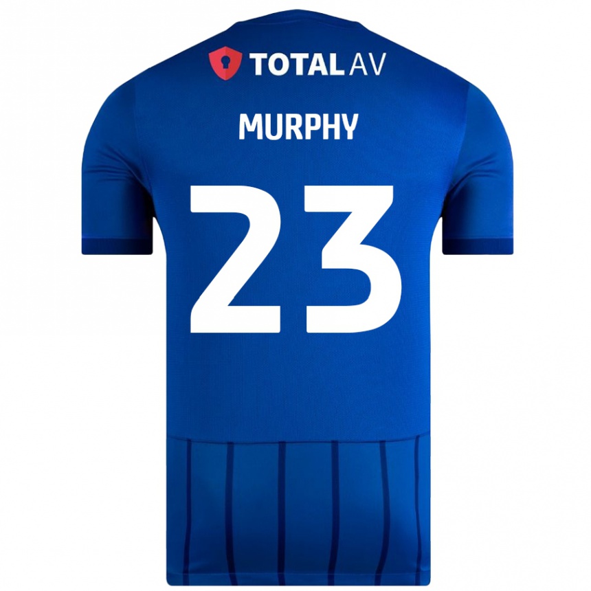 Vaikiškas Josh Murphy #23 Mėlyna Namų Marškinėliai 2024/25 T-Shirt