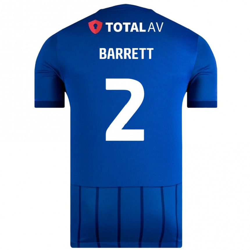 Vaikiškas Nicole Barrett #2 Mėlyna Namų Marškinėliai 2024/25 T-Shirt