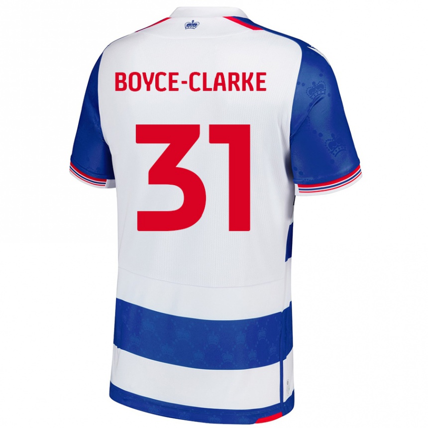 Vaikiškas Coniah Boyce-Clarke #31 Mėlyna Balta Namų Marškinėliai 2024/25 T-Shirt