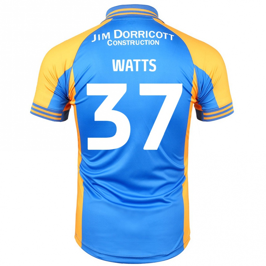 Vaikiškas Harvey Watts #37 Mėlynas Gintaras Namų Marškinėliai 2024/25 T-Shirt