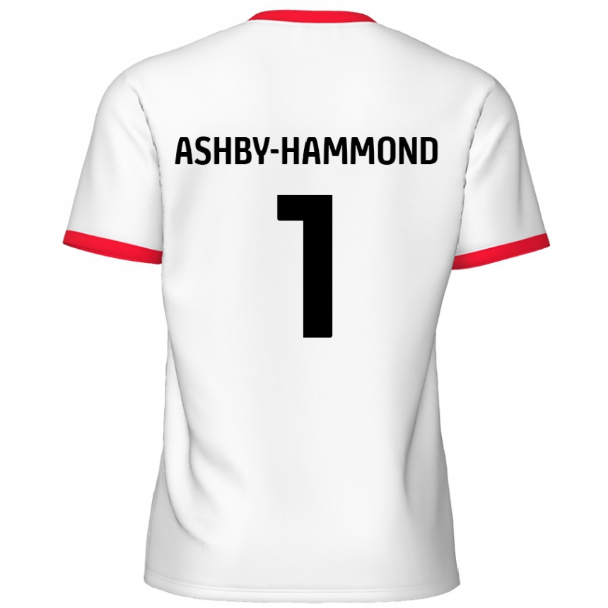 Vaikiškas Taye Ashby-Hammond #1 Balta Raudona Namų Marškinėliai 2024/25 T-Shirt