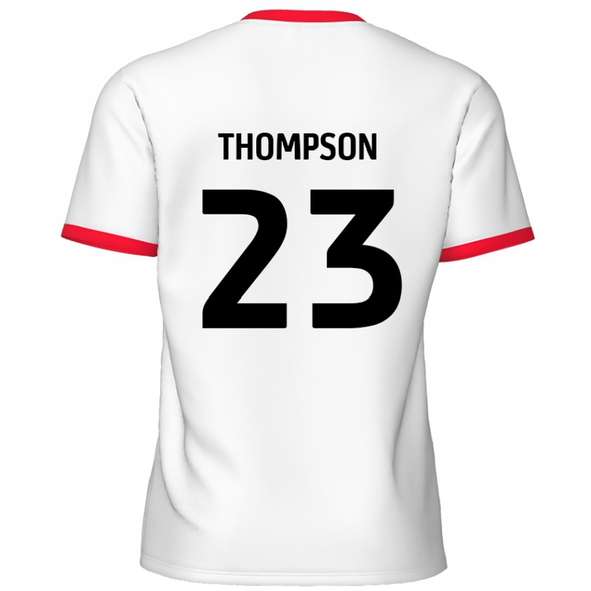 Vaikiškas Louis Thompson #23 Balta Raudona Namų Marškinėliai 2024/25 T-Shirt