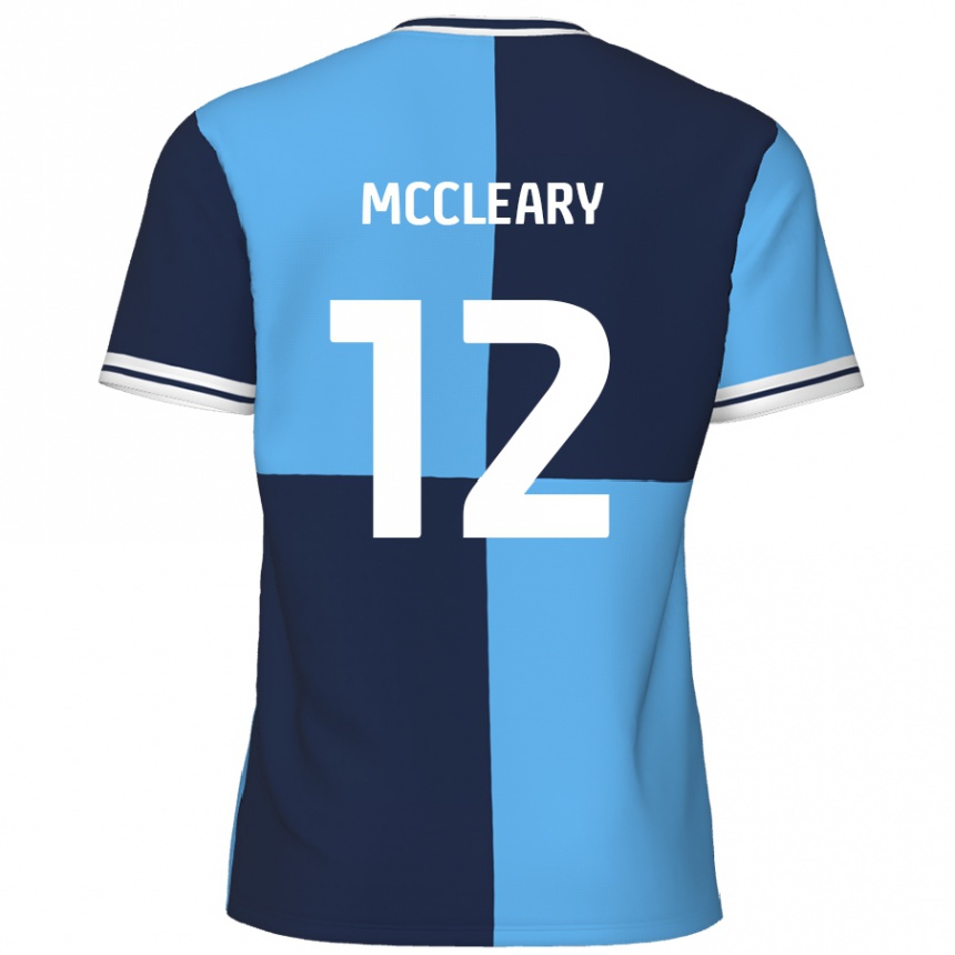 Vaikiškas Garath Mccleary #12 Dangaus Mėlyna Tamsiai Mėlyna Namų Marškinėliai 2024/25 T-Shirt