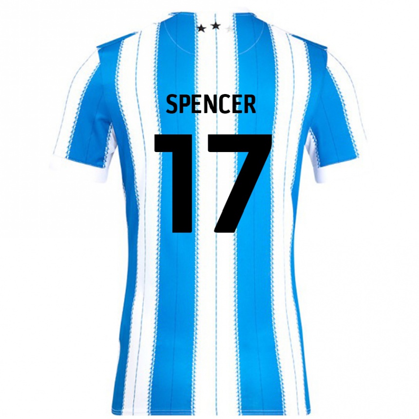 Vaikiškas Brodie Spencer #17 Mėlyna Balta Namų Marškinėliai 2024/25 T-Shirt