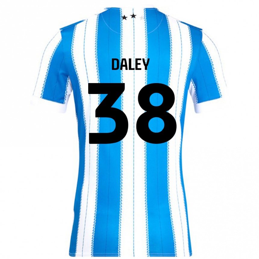 Vaikiškas Luke Daley #38 Mėlyna Balta Namų Marškinėliai 2024/25 T-Shirt