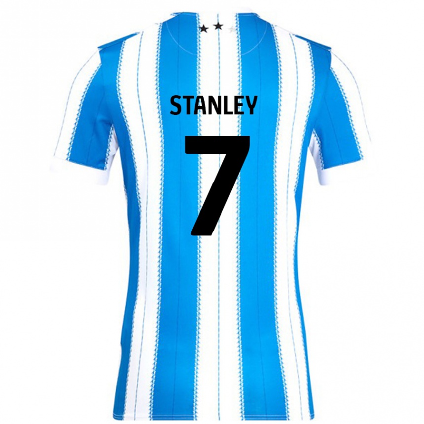 Vaikiškas Katie Stanley #7 Mėlyna Balta Namų Marškinėliai 2024/25 T-Shirt