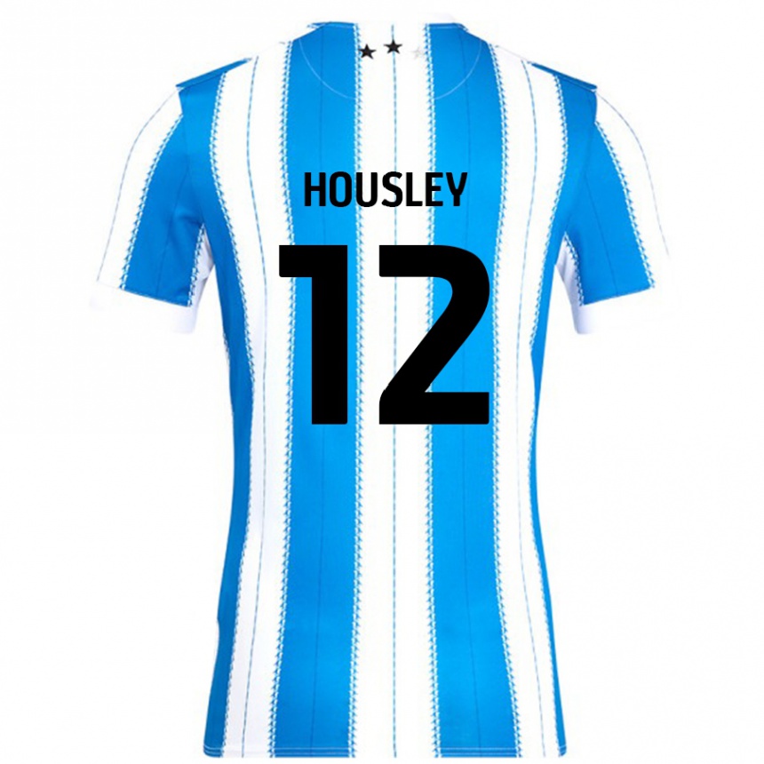 Vaikiškas Autumn Housley #12 Mėlyna Balta Namų Marškinėliai 2024/25 T-Shirt