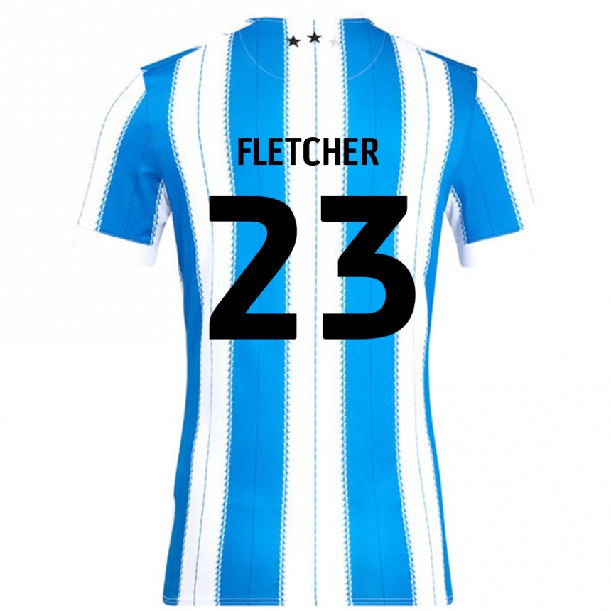 Vaikiškas Serena Fletcher #23 Mėlyna Balta Namų Marškinėliai 2024/25 T-Shirt