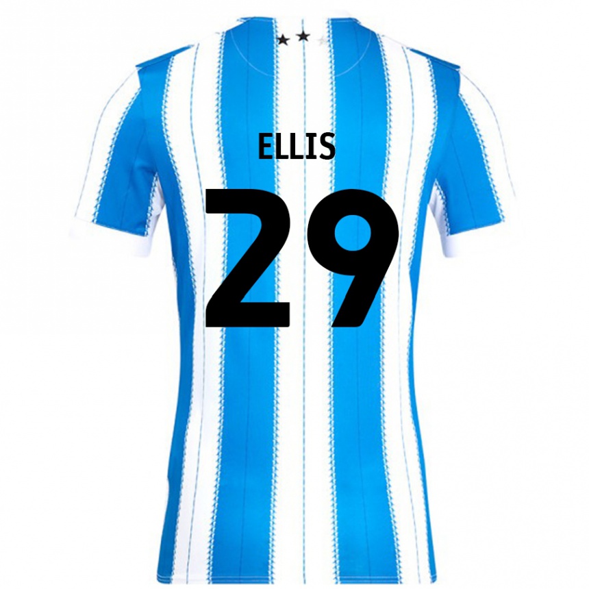 Vaikiškas Molly Ellis #29 Mėlyna Balta Namų Marškinėliai 2024/25 T-Shirt