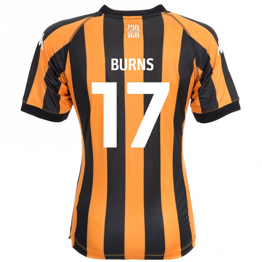 Vaikiškas Finley Burns #17 Juodasis Gintaras Namų Marškinėliai 2024/25 T-Shirt