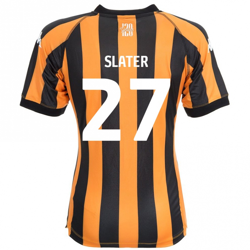 Vaikiškas Regan Slater #27 Juodasis Gintaras Namų Marškinėliai 2024/25 T-Shirt