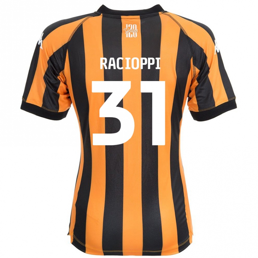 Vaikiškas Anthony Racioppi #31 Juodasis Gintaras Namų Marškinėliai 2024/25 T-Shirt