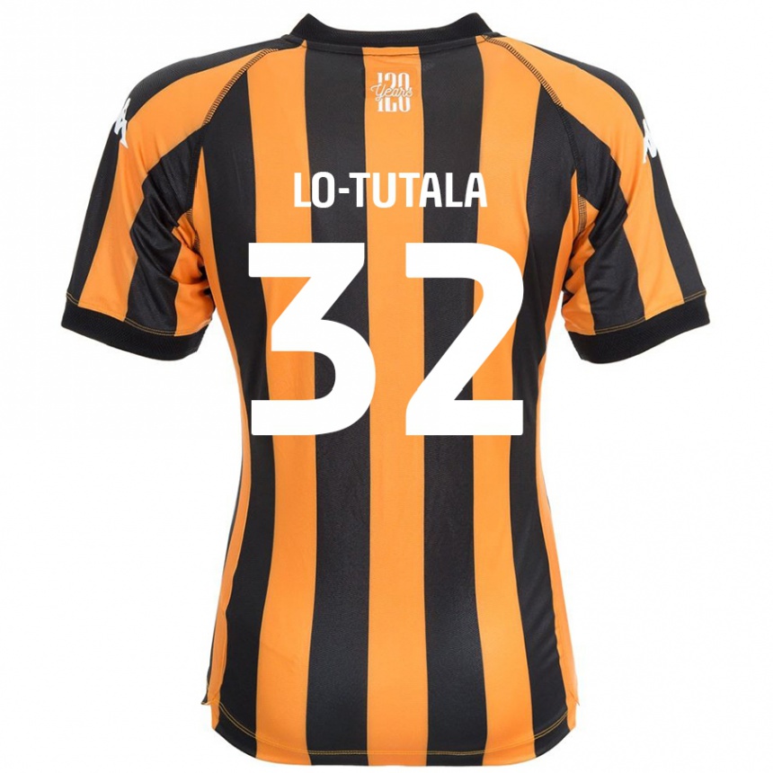 Vaikiškas Thimothée Lo-Tutala #32 Juodasis Gintaras Namų Marškinėliai 2024/25 T-Shirt