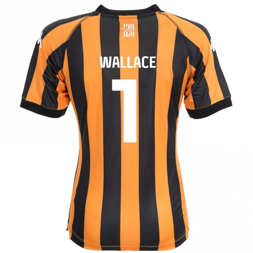 Vaikiškas Abbi Wallace #1 Juodasis Gintaras Namų Marškinėliai 2024/25 T-Shirt