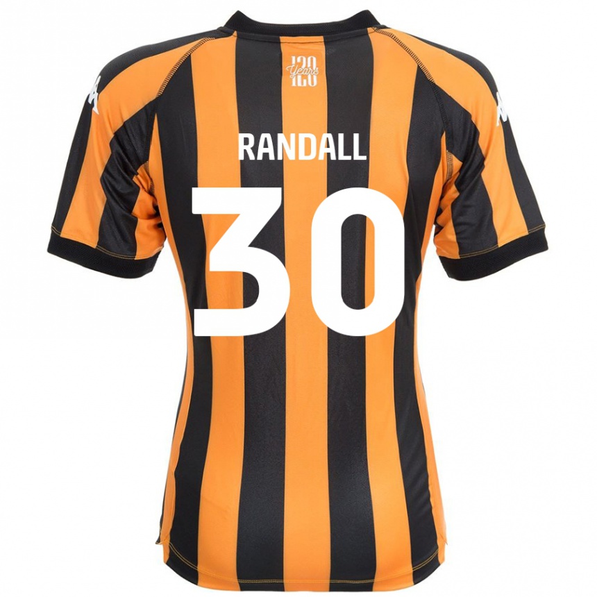 Vaikiškas Jennifer Randall #30 Juodasis Gintaras Namų Marškinėliai 2024/25 T-Shirt