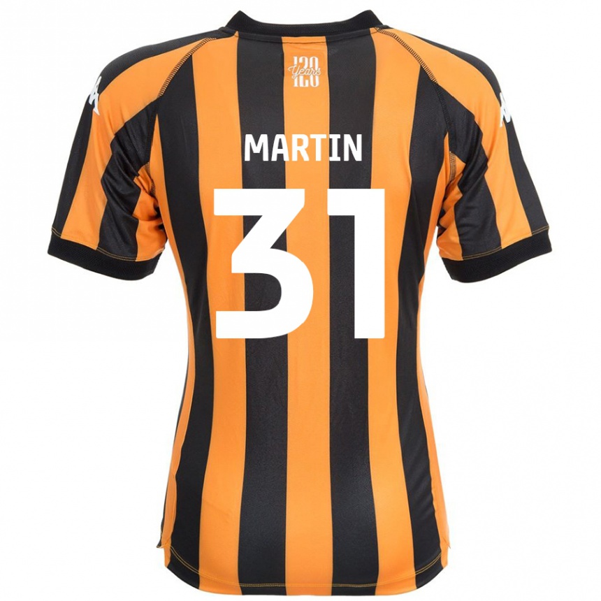 Vaikiškas Faith Martin #31 Juodasis Gintaras Namų Marškinėliai 2024/25 T-Shirt