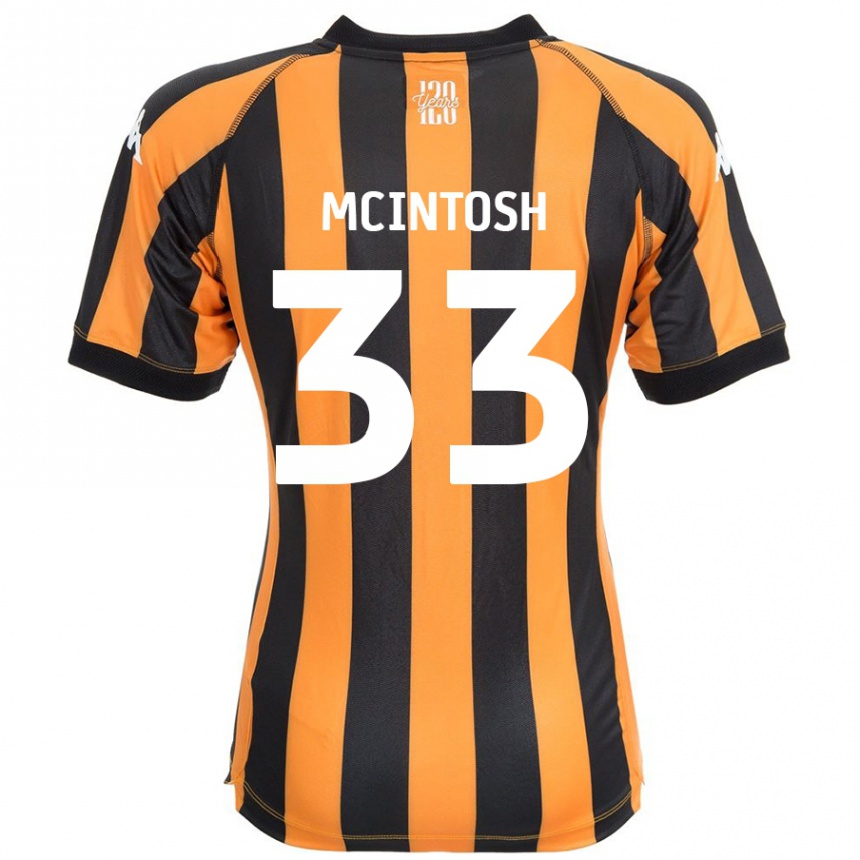 Vaikiškas Lucy Mcintosh #33 Juodasis Gintaras Namų Marškinėliai 2024/25 T-Shirt